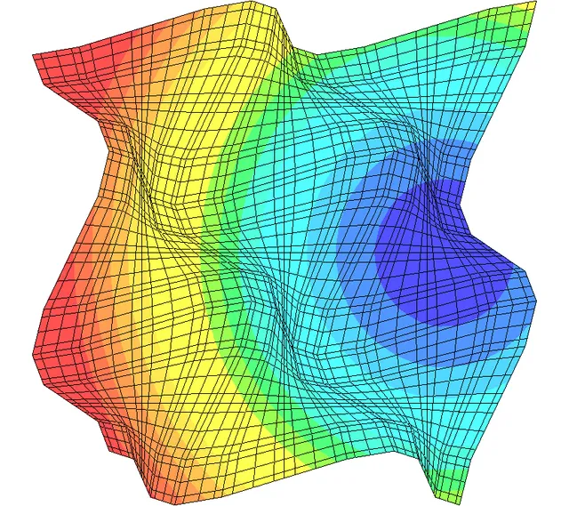Figure 2. Arbitrary Lagrangian-Eulerian moving mesh approach.